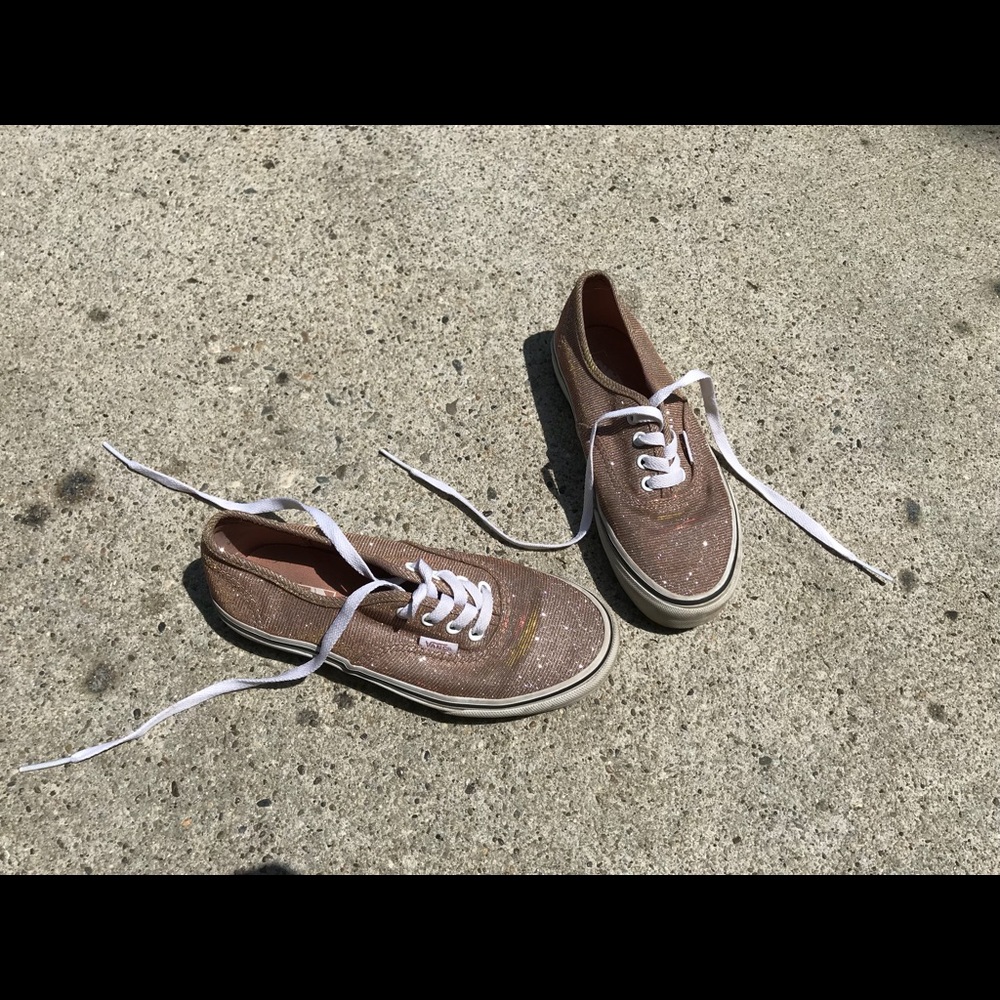 Great condition sparkly vans shoes.